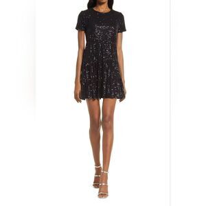 Lulus Taking a Shine Sequin Mini Dress Size XS